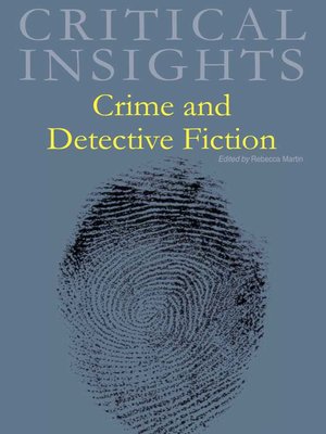 cover image of Critical Insights: Crime & Detective Fiction
